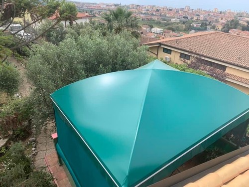 Gazebo acciaio zincato - in,