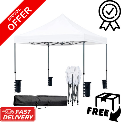 Gazebo bianco esterno 3x3 - esterno,