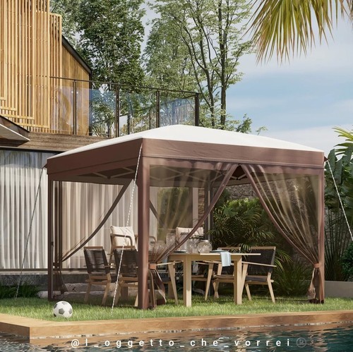 Gazebo 3x3 giardino - giardino, con